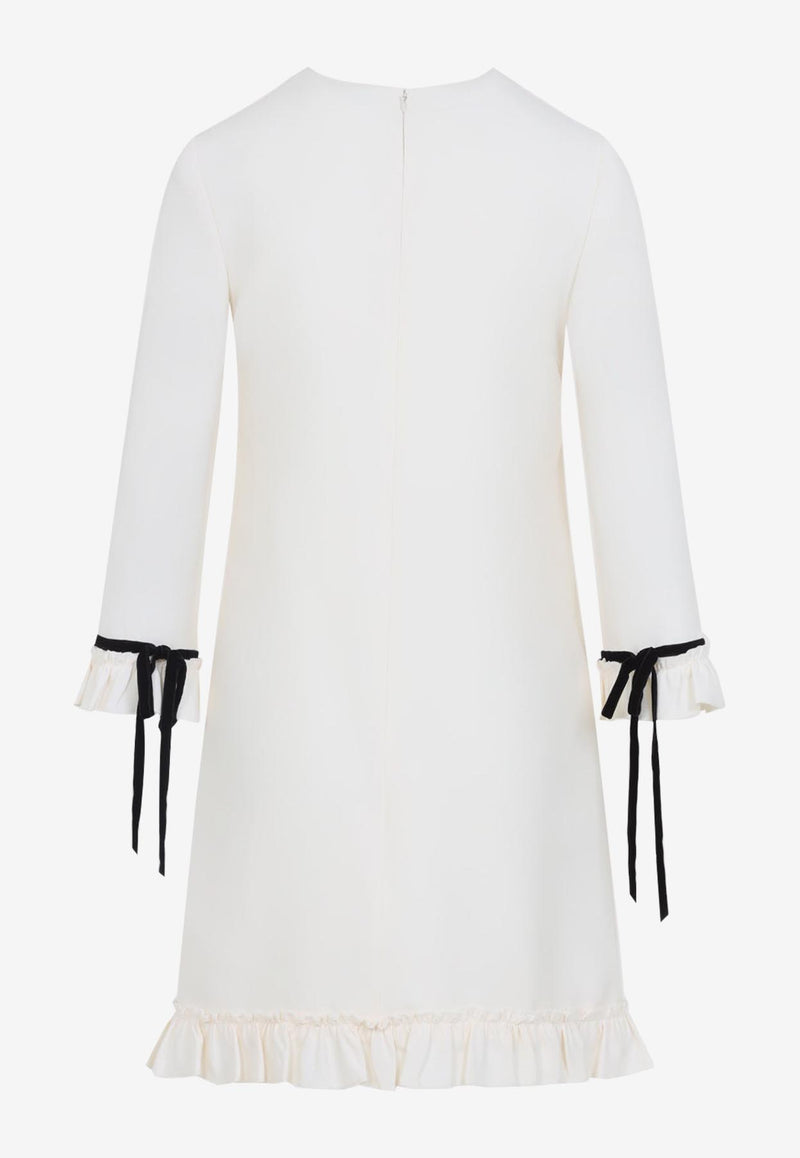 Crepe Couture Mini Dress