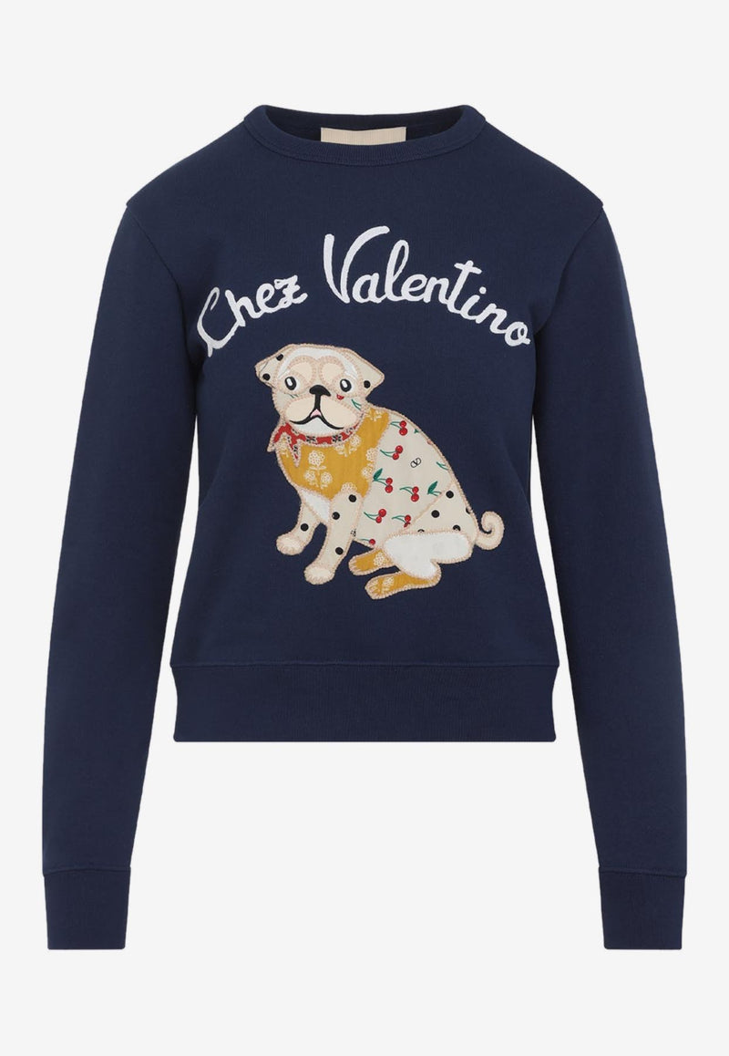 Jacquard Crewneck Sweatshirt