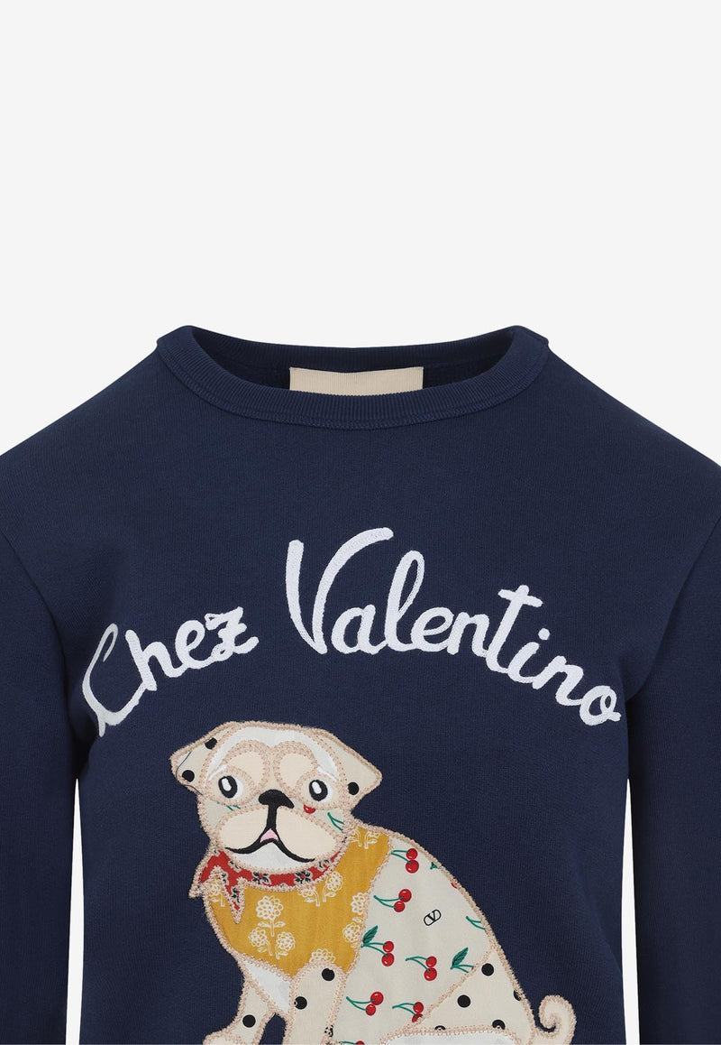 Jacquard Crewneck Sweatshirt