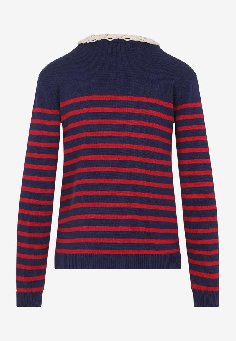 Logo Striped Sweater