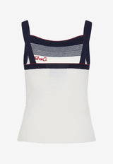 Sleeveless Knit Wool Top