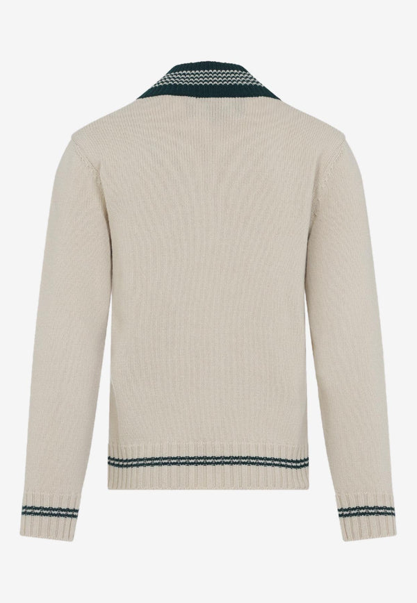 Le Chien de la Maison Jacquard Wool Sweater
