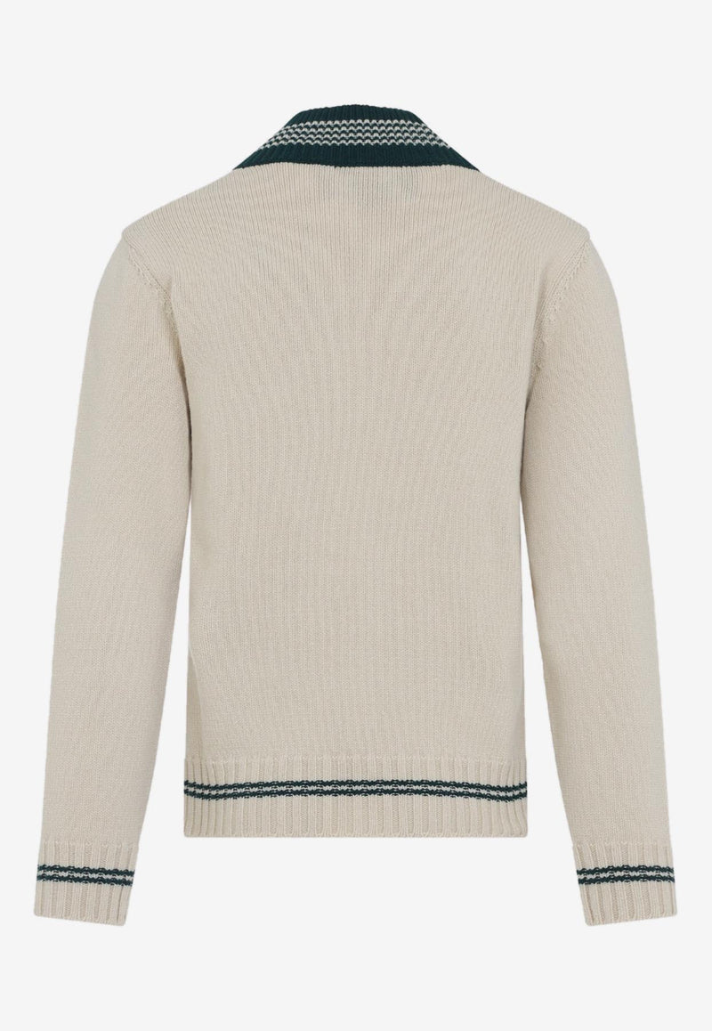Le Chien de la Maison Jacquard Wool Sweater
