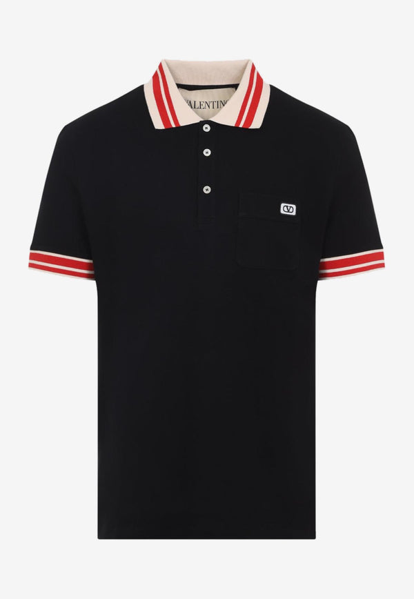 VLogo Patch Polo T-shirt