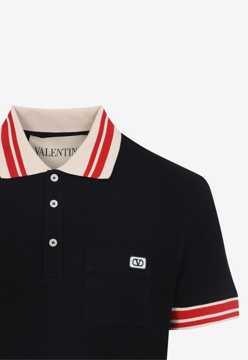 VLogo Patch Polo T-shirt