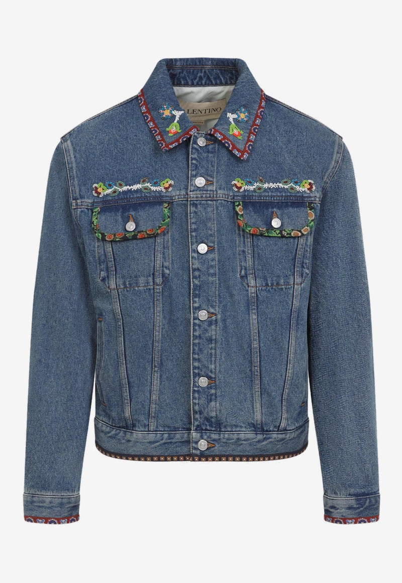 Embroidered Denim Jacket