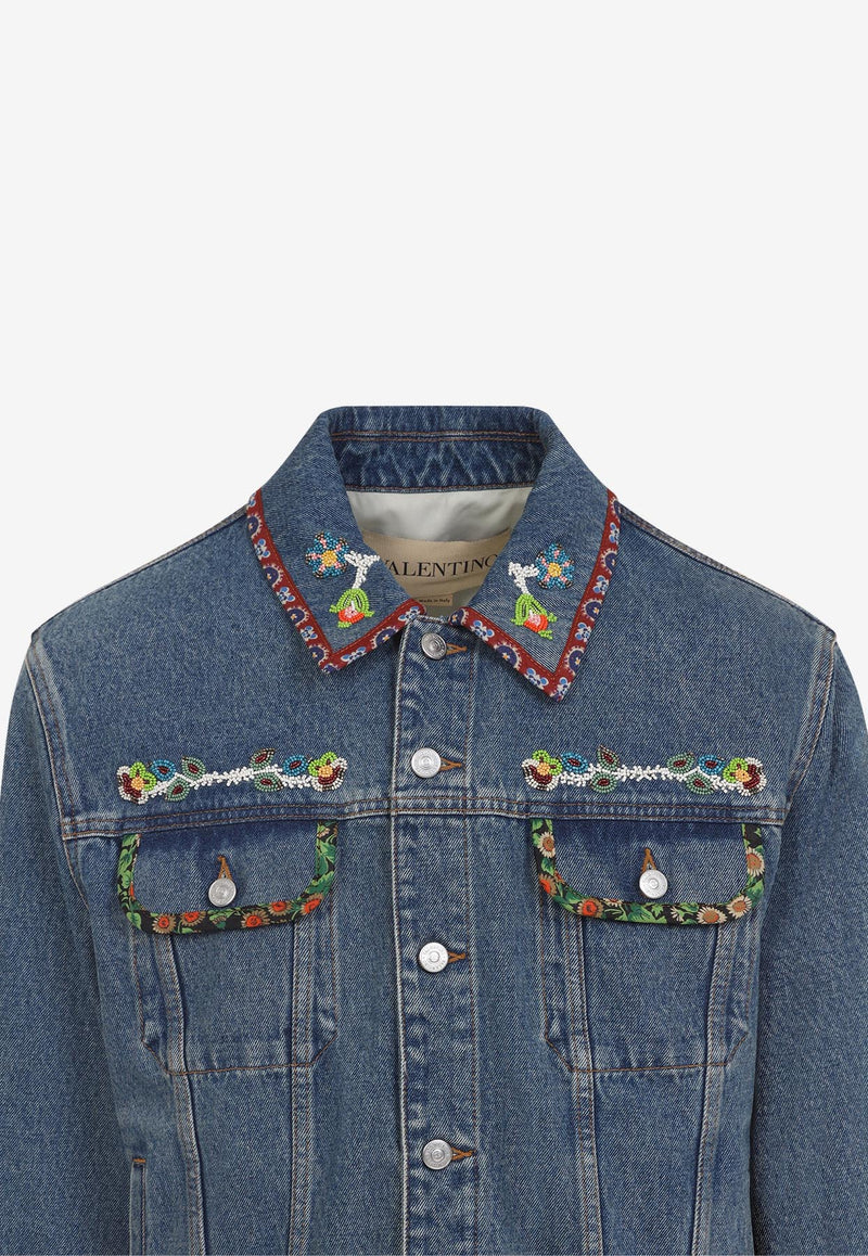 Embroidered Denim Jacket