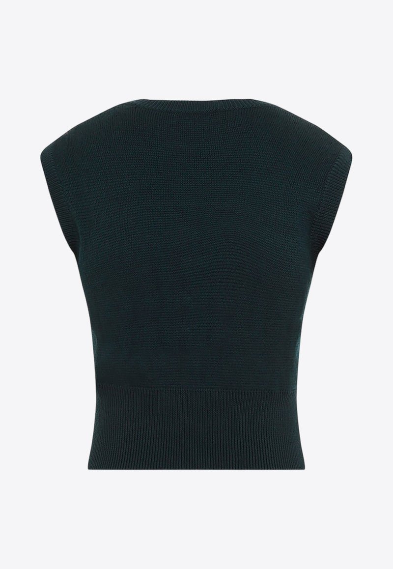 Argyle V-neck Sweater Vest