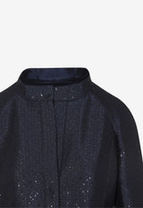 Sequined Fitted Jacket