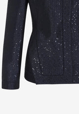 Sequined Fitted Jacket