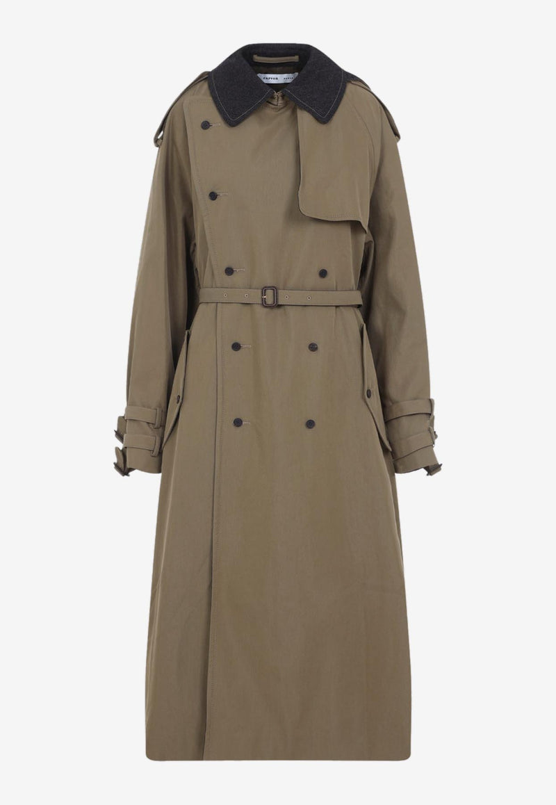Double-Breasted Trench Coat