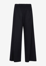 Straight-Leg Wool Pants