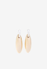 Oval Drop Earrings