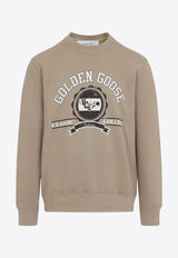 Logo-Printed Pullover Sweatshirt