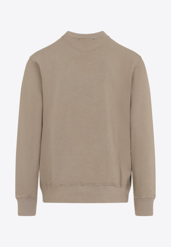 Logo-Printed Pullover Sweatshirt