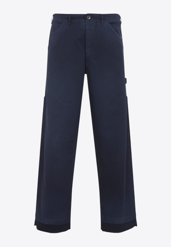 Wide-Leg Cargo Pants