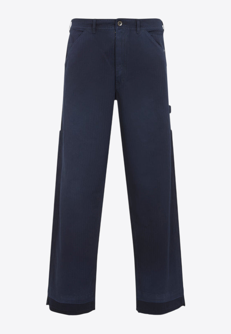 Wide-Leg Cargo Pants