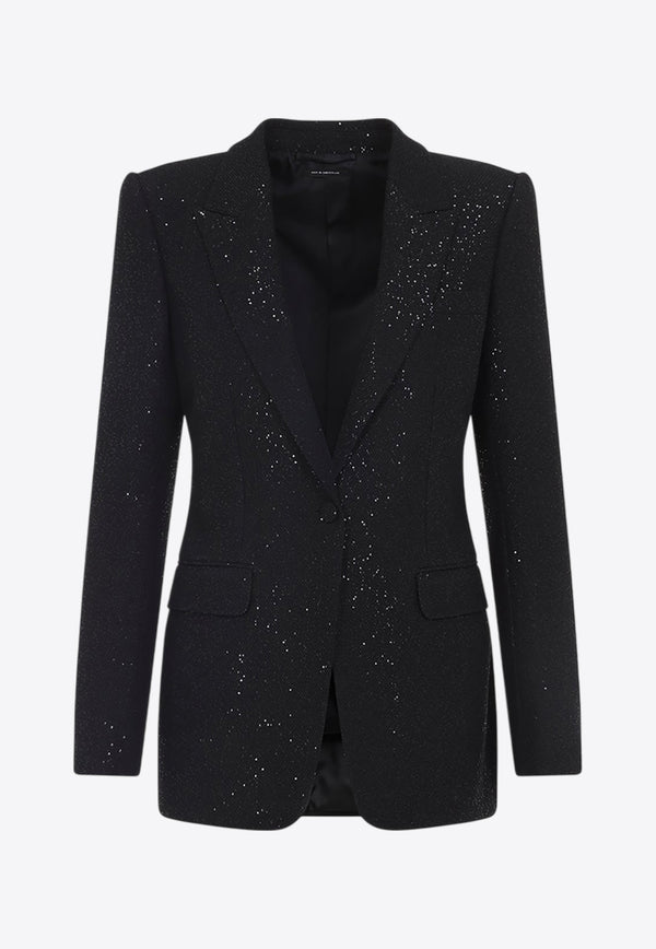 Single-Breasted Wool Blazer