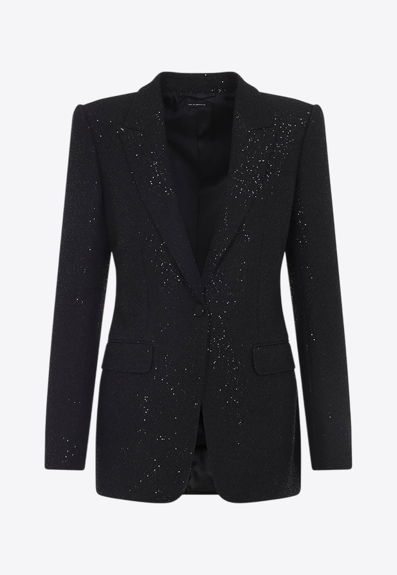 Single-Breasted Wool Blazer