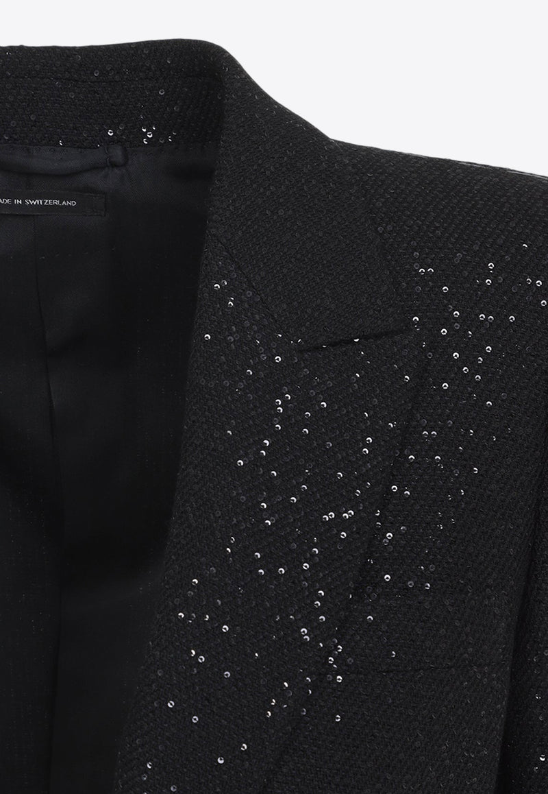 Single-Breasted Wool Blazer