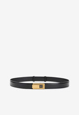 Logo Leather Belt