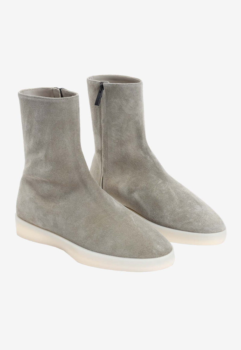 Suede High-Top Sneakers