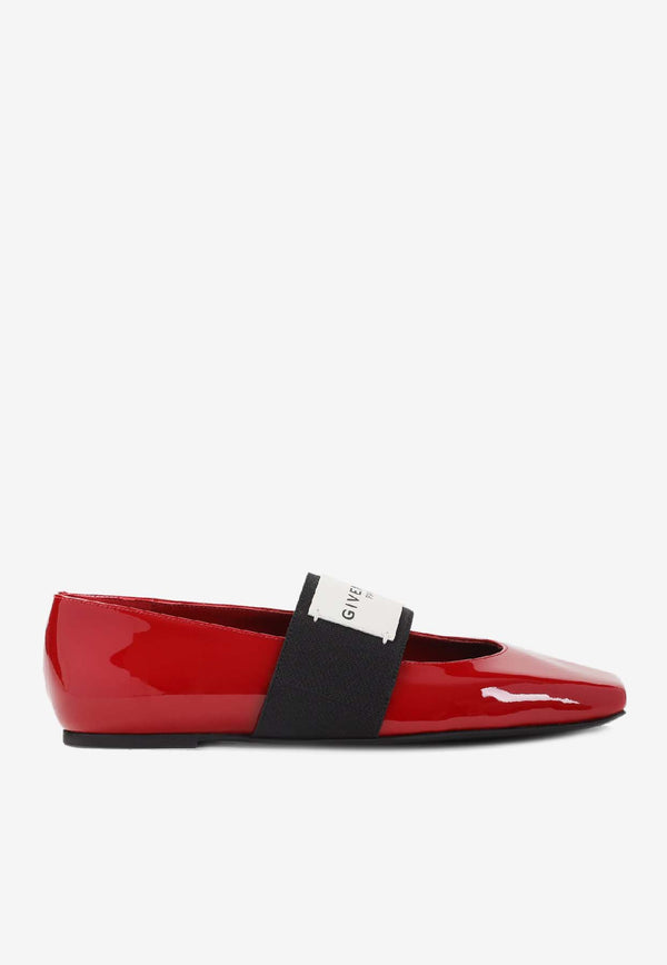 Calf Leather Ballerina Flats