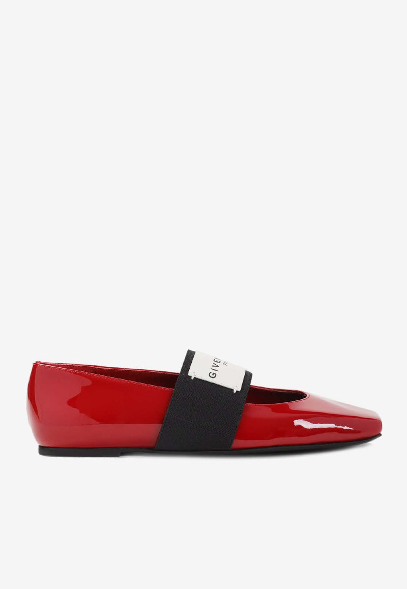 Calf Leather Ballerina Flats