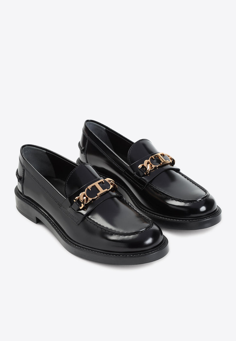 Loafers in Brushed Leather