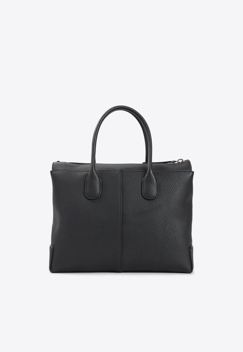 Medium Di Leather Tote Bag