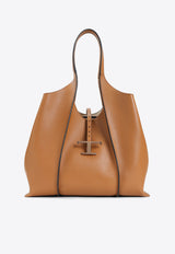 Medium T Timeless Leather Tote Bag