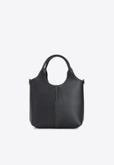 Logo Leather Tote Bag