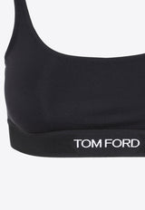 Logo Waistband Sports Bra