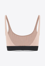 Logo Waistband Sports Bra