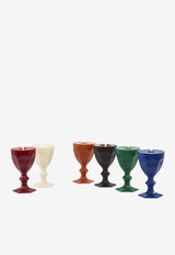 Baccarat Harcourt Glass Candle Red 2816955
