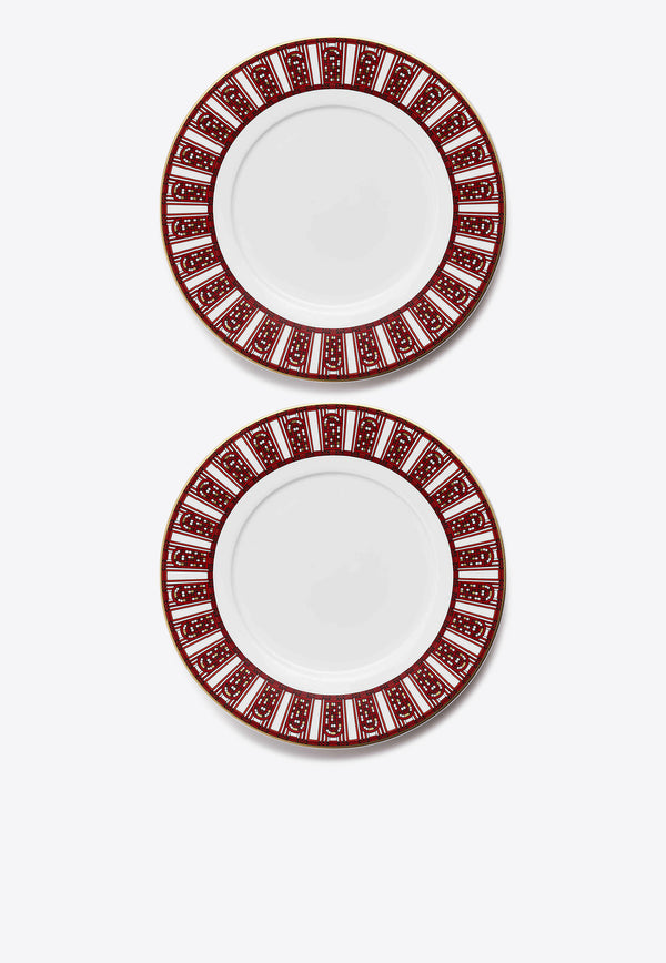 Baccarat Arcadia Dessert Plate - Set of 2 Red 2817036