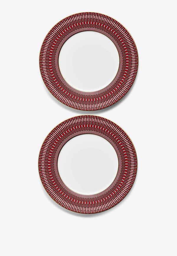 Baccarat Arcadia Dinner Plate - Set of 2 Red 2817037