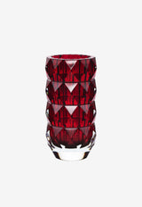 Baccarat Small Louxor Crystal Vase Red 2817143