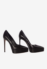 Le Silla Uma 140 Nappa Leather Platform Pumps Black 2868V090R1PPNEM 001