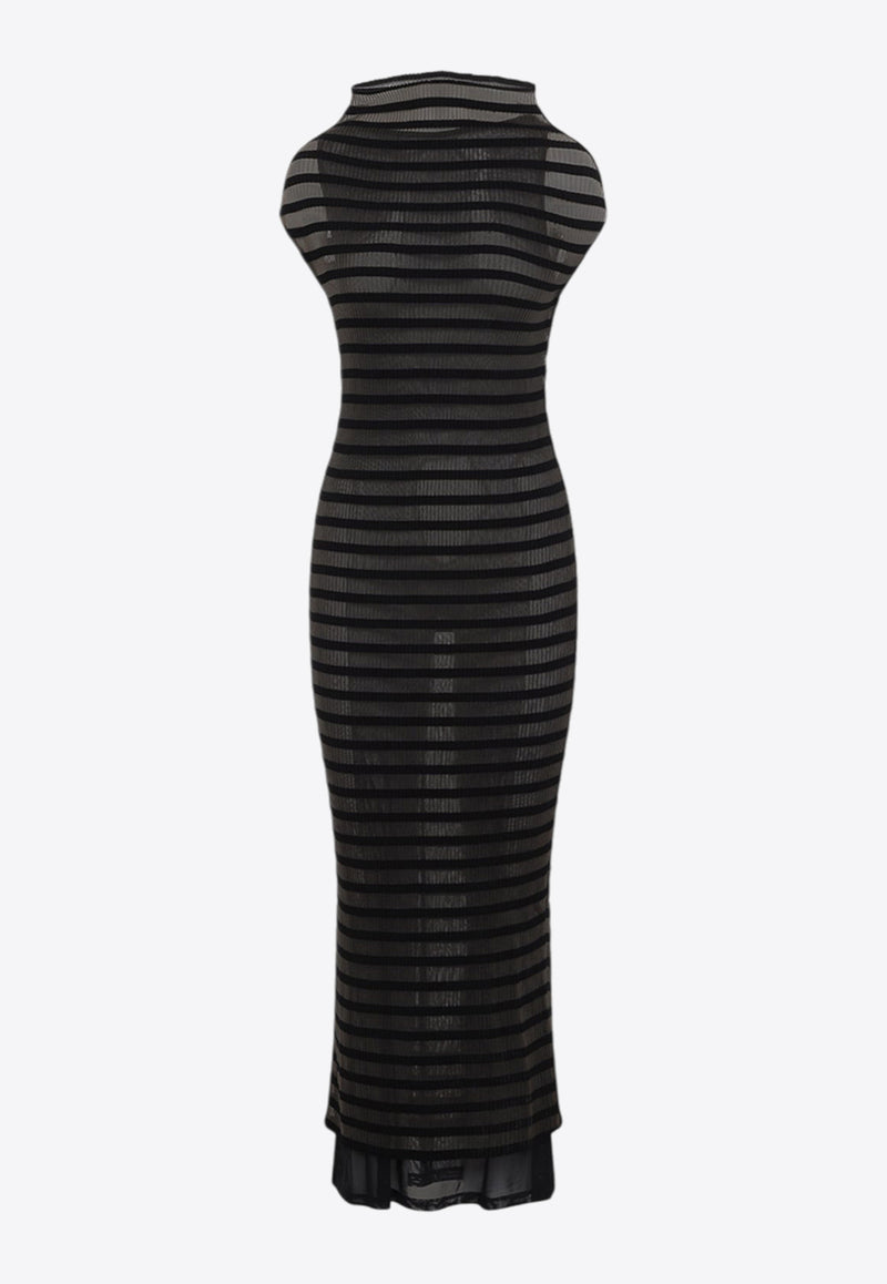 Mariniere Stripes Midi Dress