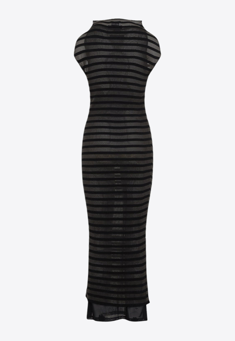 Mariniere Stripes Midi Dress