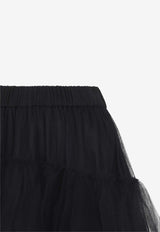 Tutu Layered Midi Skirt