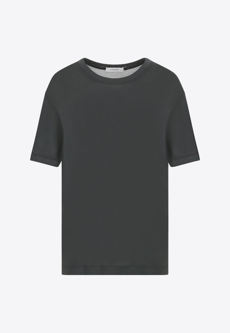 Short-Sleeved Silk T-shirt