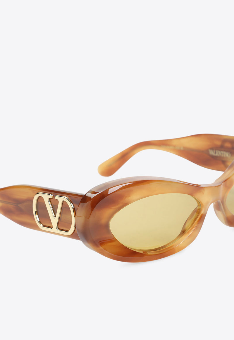 VLogo Oval Sunglasses