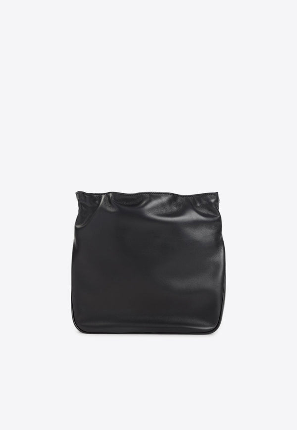 Mini Pilgrim Crystal Buckle Leather Bag