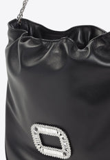 Mini Pilgrim Crystal Buckle Leather Bag