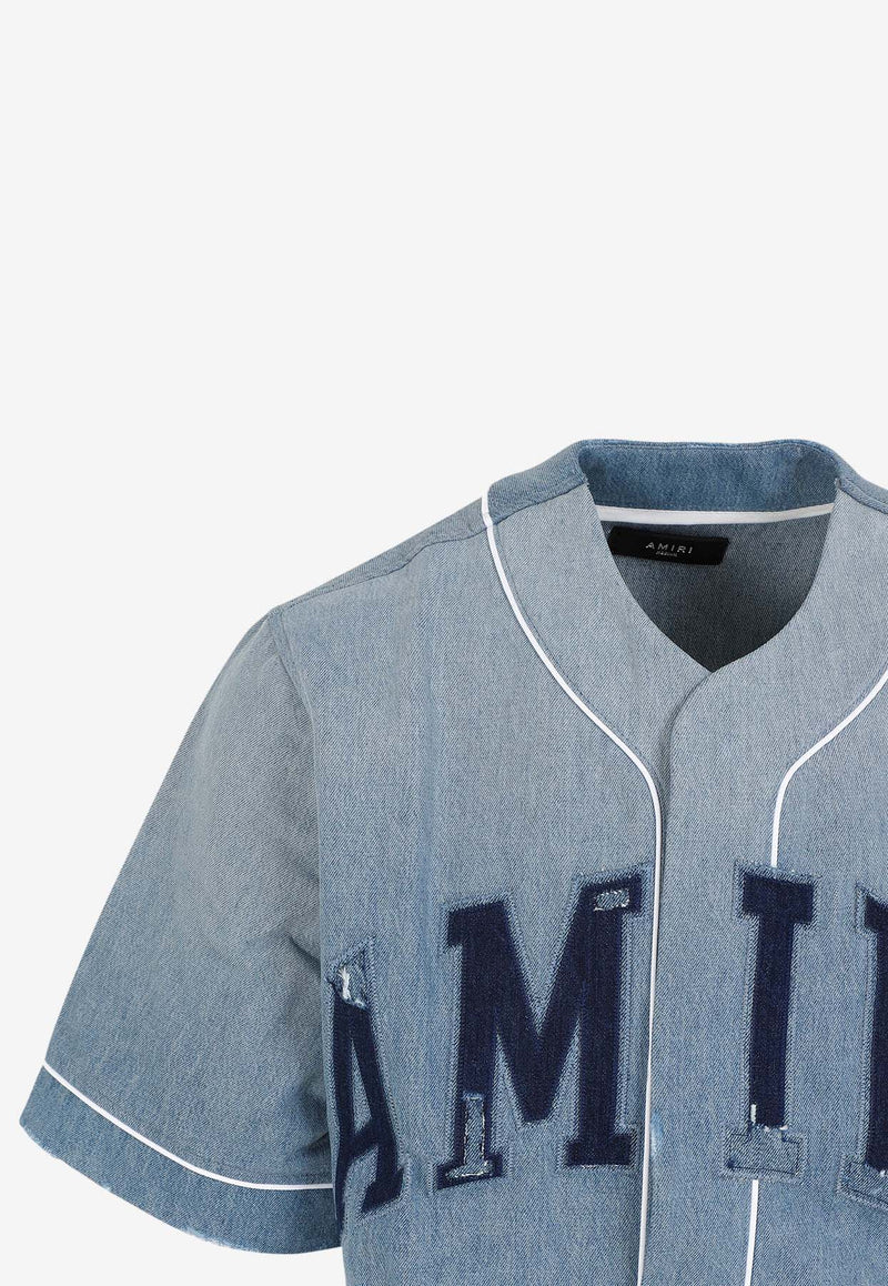 Logo Sun-Faded Baseball Shirt