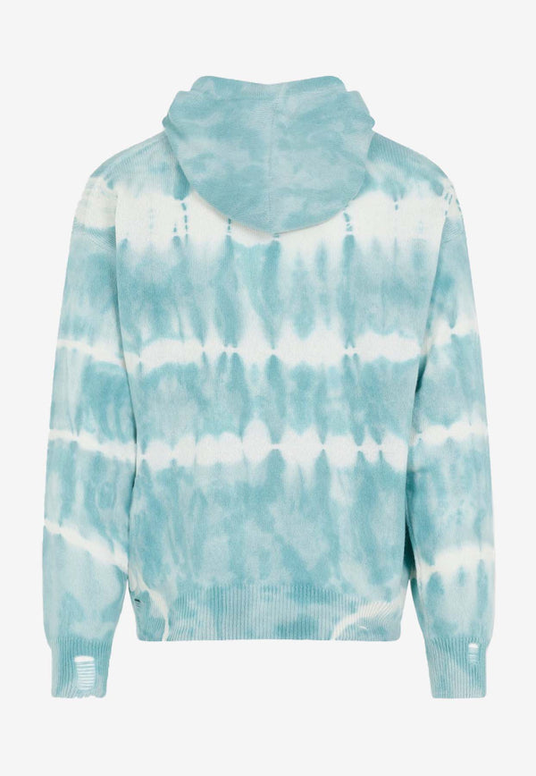 Tie-Dye Distressed Hoodie