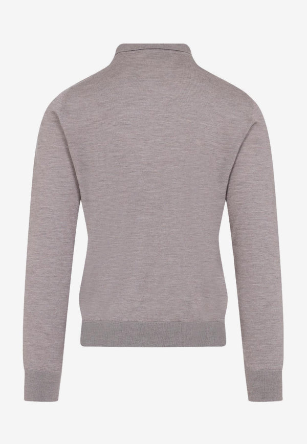 Cashmere Polo Sweater