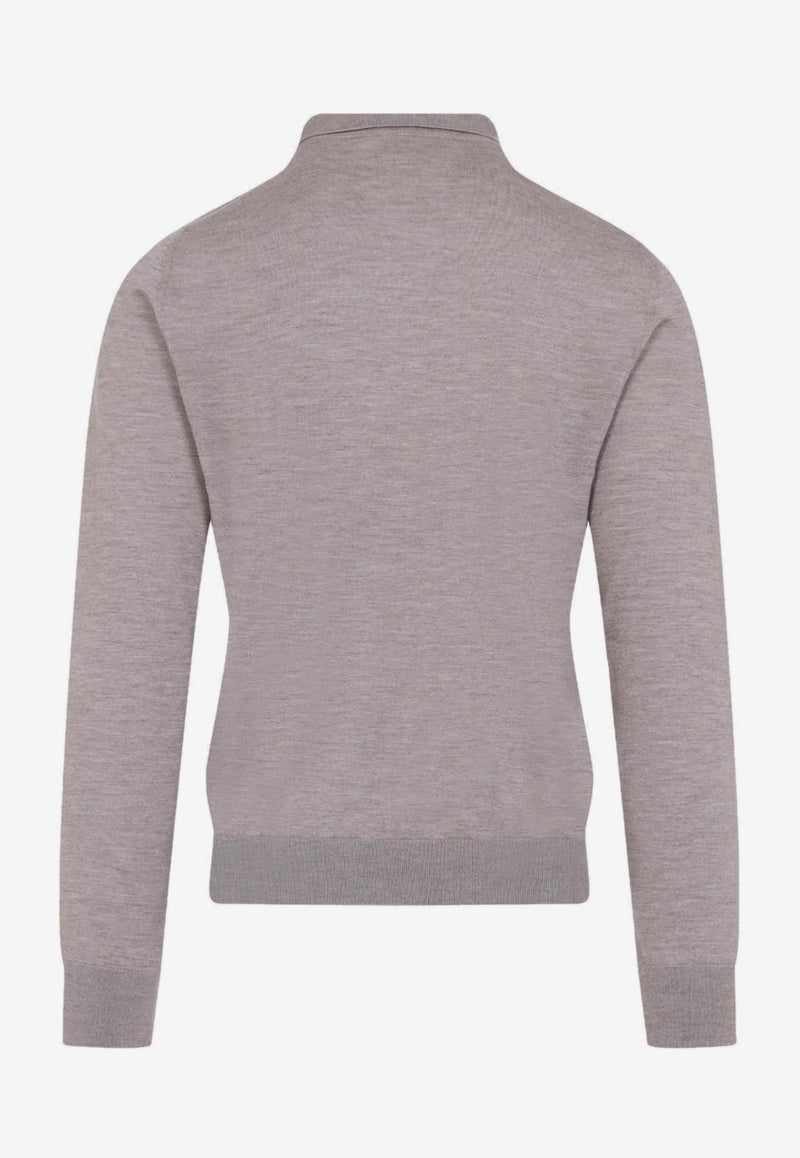 Cashmere Polo Sweater